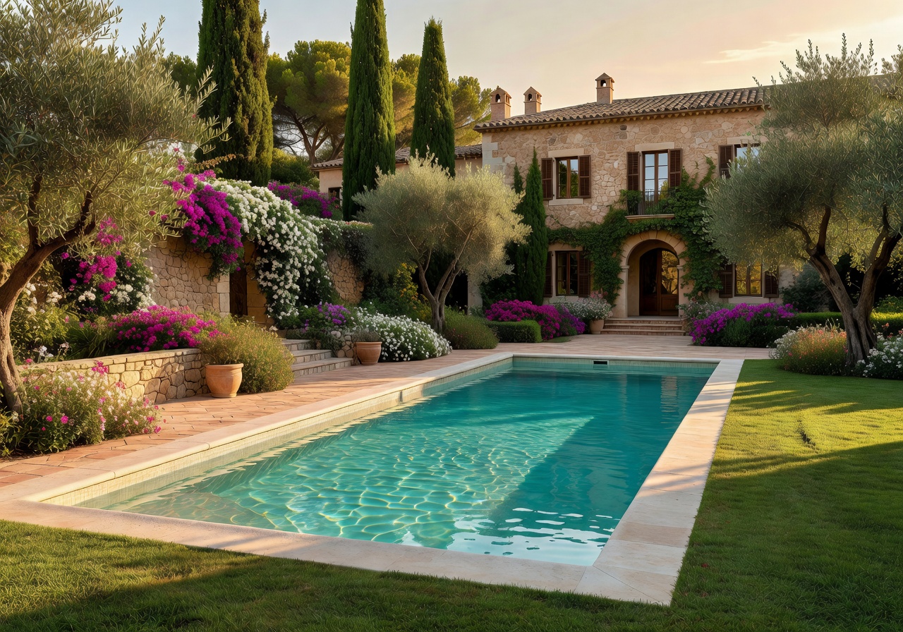Can Bordoy Grand House garden pool in Palma Mallorca